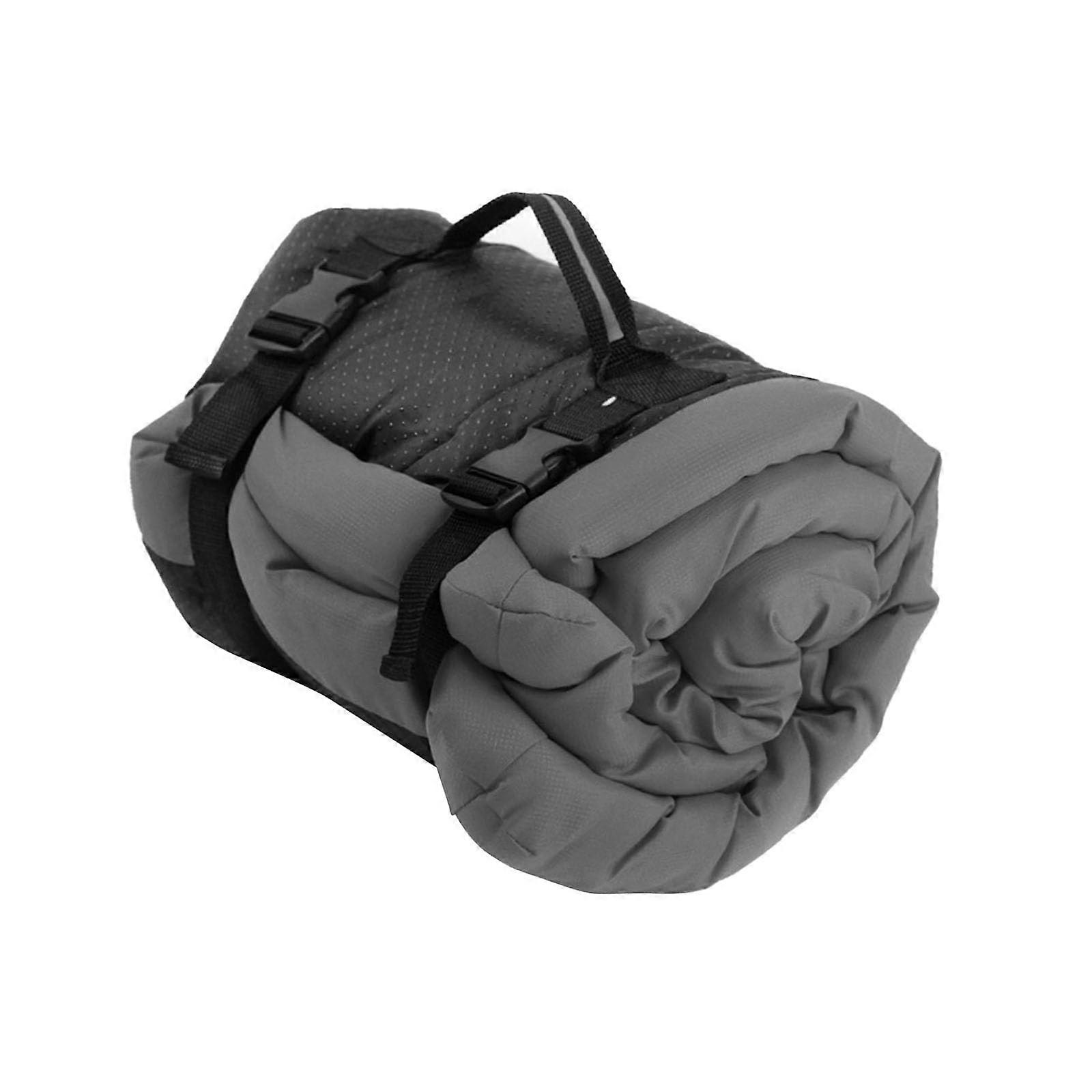 Dog Bed Cat Bed with Comfortable Thick Cushion, Soft Breathable Fabric, Outdoor Rectangular Mat, Gray S