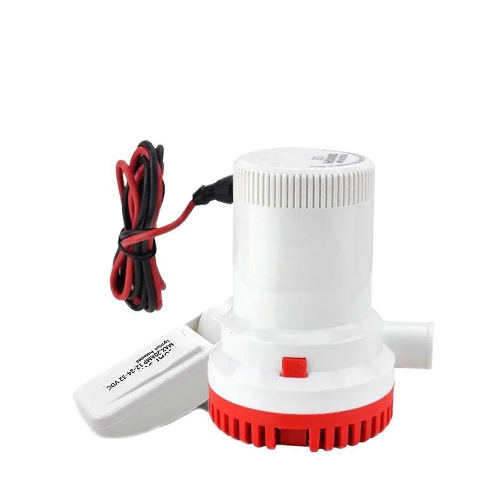 12V  Capacity 2000GPH Submersible Bilge Pump with Automatic Float Switch for Boats
