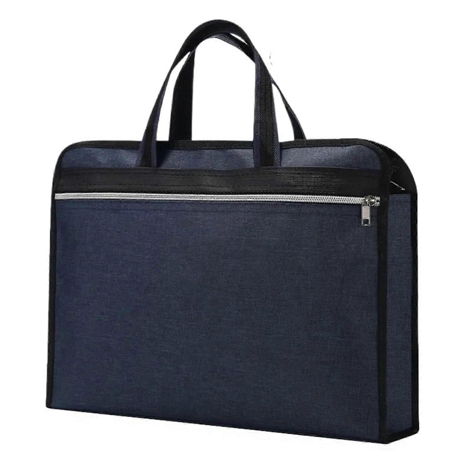 Waterproof Laptop Backpack for Men Convertible Briefcase Large Capacity Durable Dark Blue