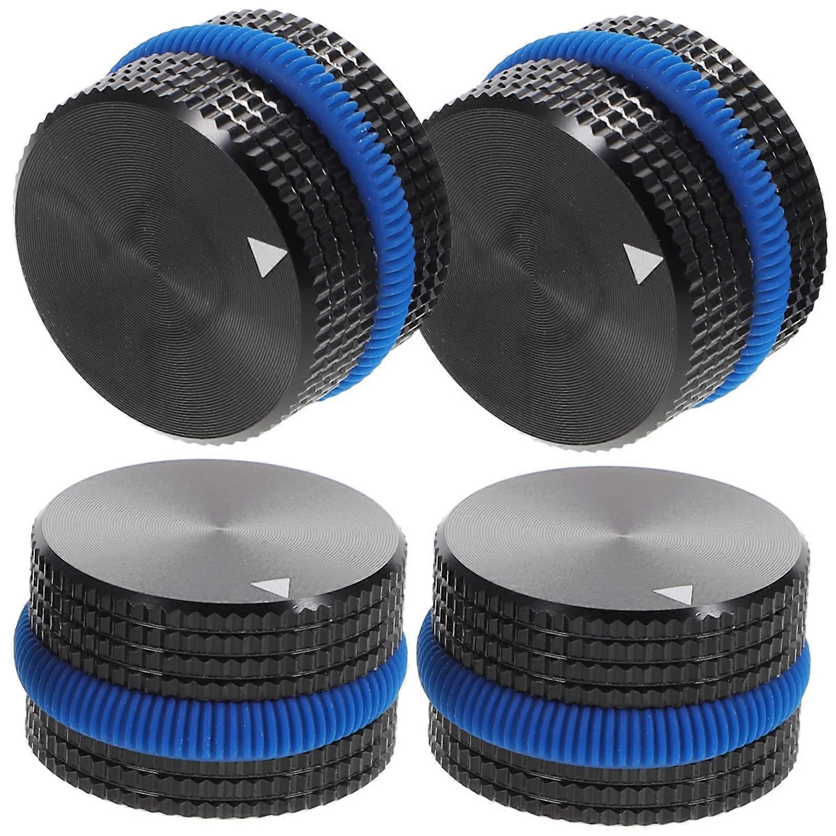 4pcs Aluminum Guitar Knobs for Precise Volume Control, Durable Replacement Potentiometer Caps