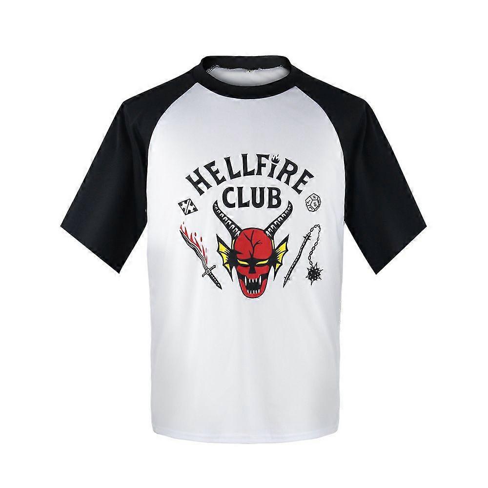 Stranger Things Hellfire Club Graphic Long Sleeve T-Shirt for Men and Women