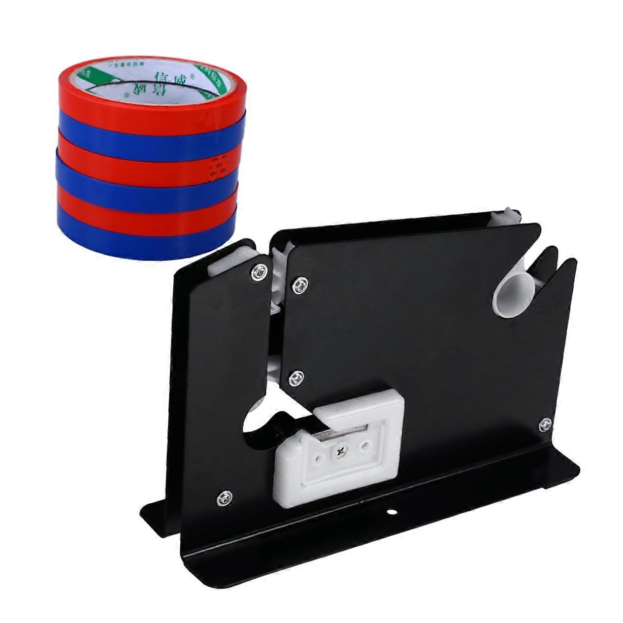 Heavy Duty Steel Bag Neck Sealer with Cutter for Quick Sealing in Shops and Supermarkets