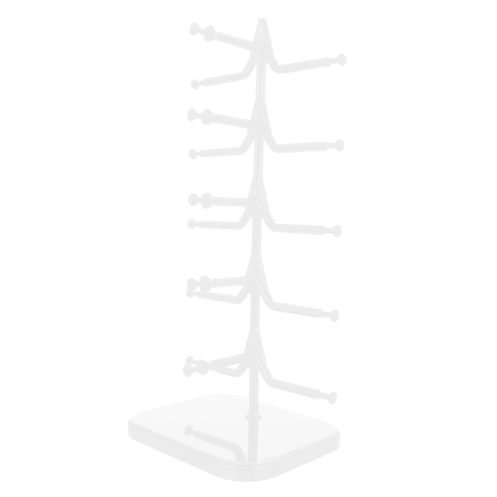 Rotating Sunglasses Display Stand with 360° Base, MultiTier Eyeglasses Holder Rack for Tabletop Storage