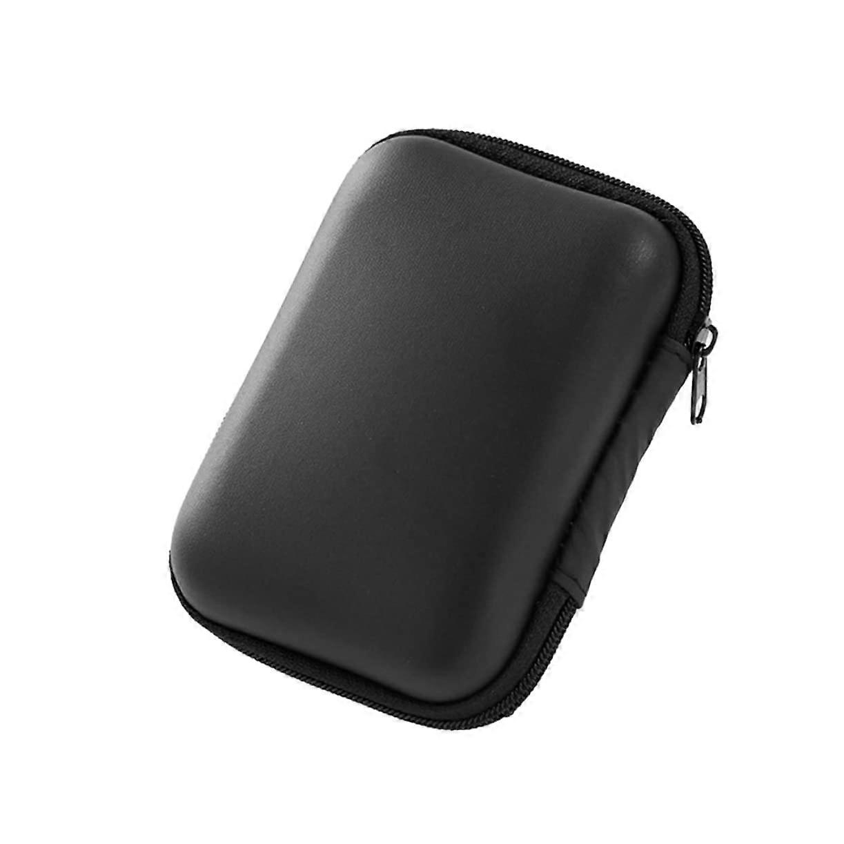 Cable Organizer Travel Electronics Case Compact Tangle USB Earphone Storage Pouch Black