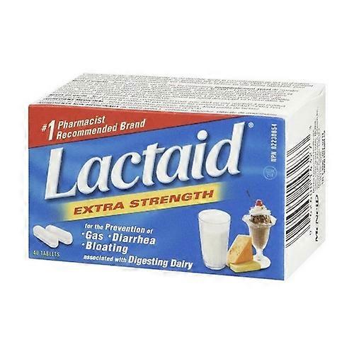 Lactaid Extra Strength Chewable, 40 Tabs