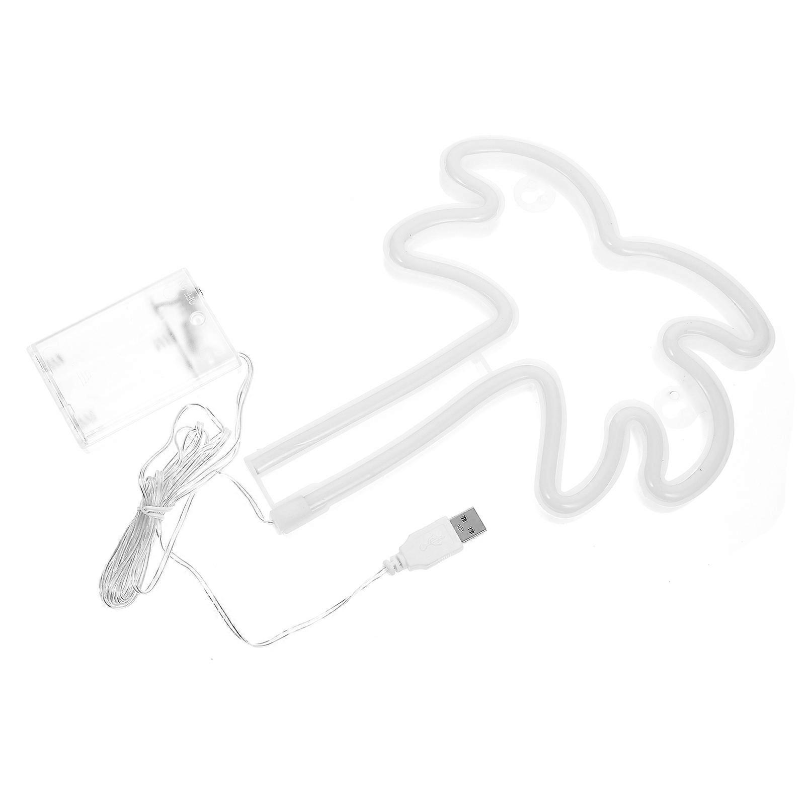 USB Battery Powered Neon Sign Palm Tree Shape Neon Light 3Pcs