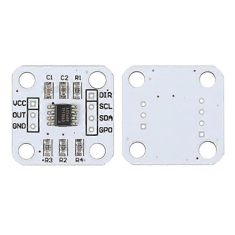 5Pcs AS5600 Magnetic Encoder Magnetic Induction Angle Measurement Sensor Module 12Bit High Precisio