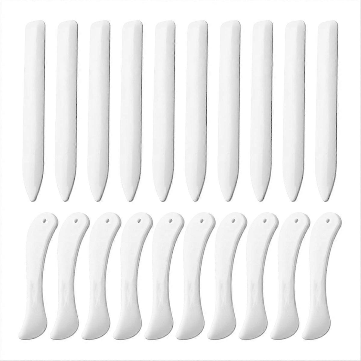 20 Pcs Bone Folder Tool - Plastic Bone Folder Paper for Card Making