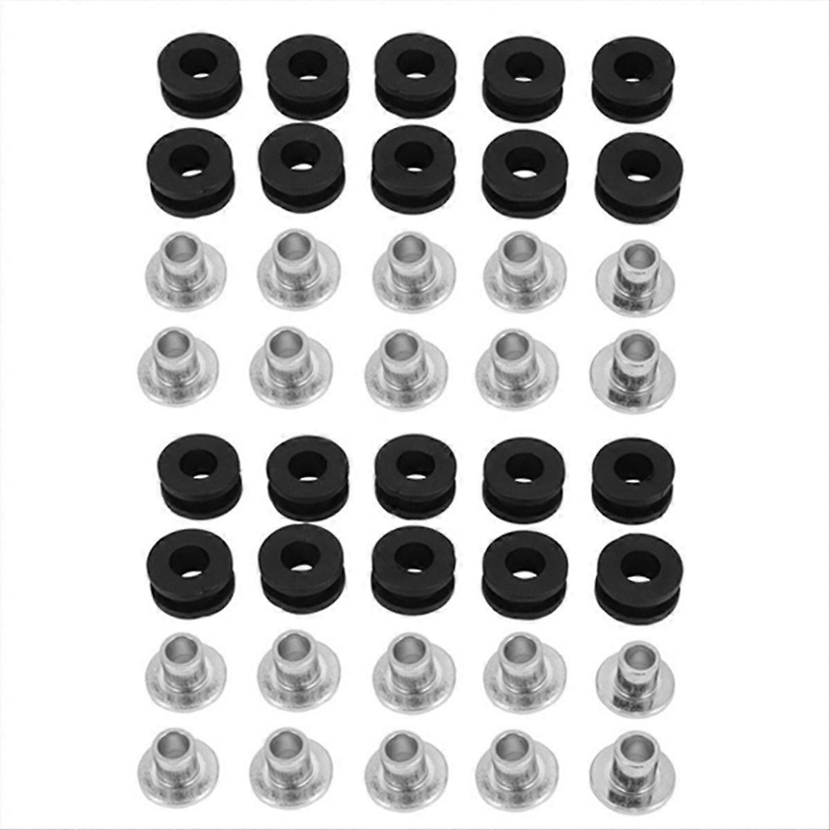 20Pcs Motorcycle Rubber Grommets for for 