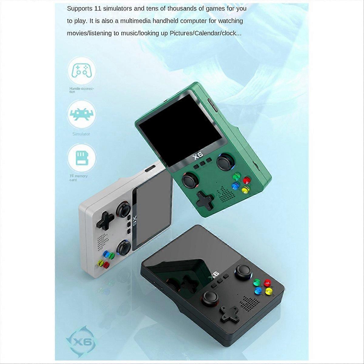 Two Person Version X6 Handheld Game Player Black