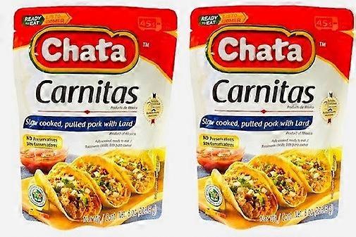 Chata Carnitas Slow Cooked Pulled Pork with Lard 2 Pack