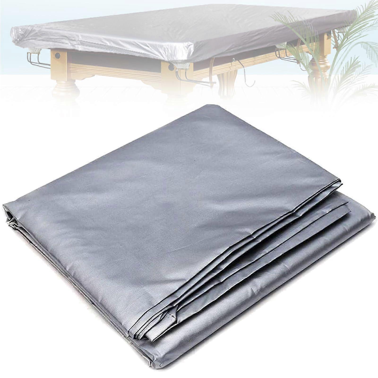 Waterproof PVC Pool Table Cover with Drawstring, Dustproof Sun Protection for 7ft12ft Tables