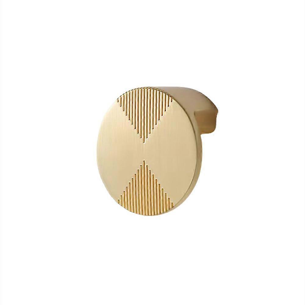 Gold Cabinet Knobs RetroModern Ring Design Zinc Alloy Drawer Pull Handles Smooth Grip Easy Install
