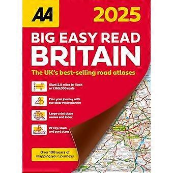 AA Big Easy Read Atlas Britain 2025 (AA Road Atlas)