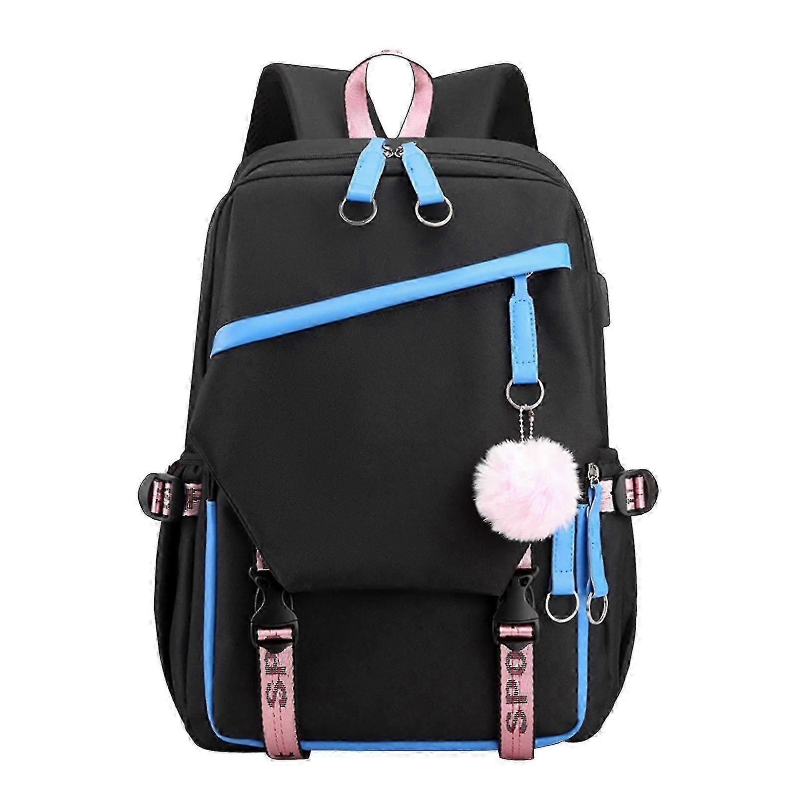 High-value Computer Backpack Usb Charging Interface Middle School Student Schoolbag Large-capacity Backpack