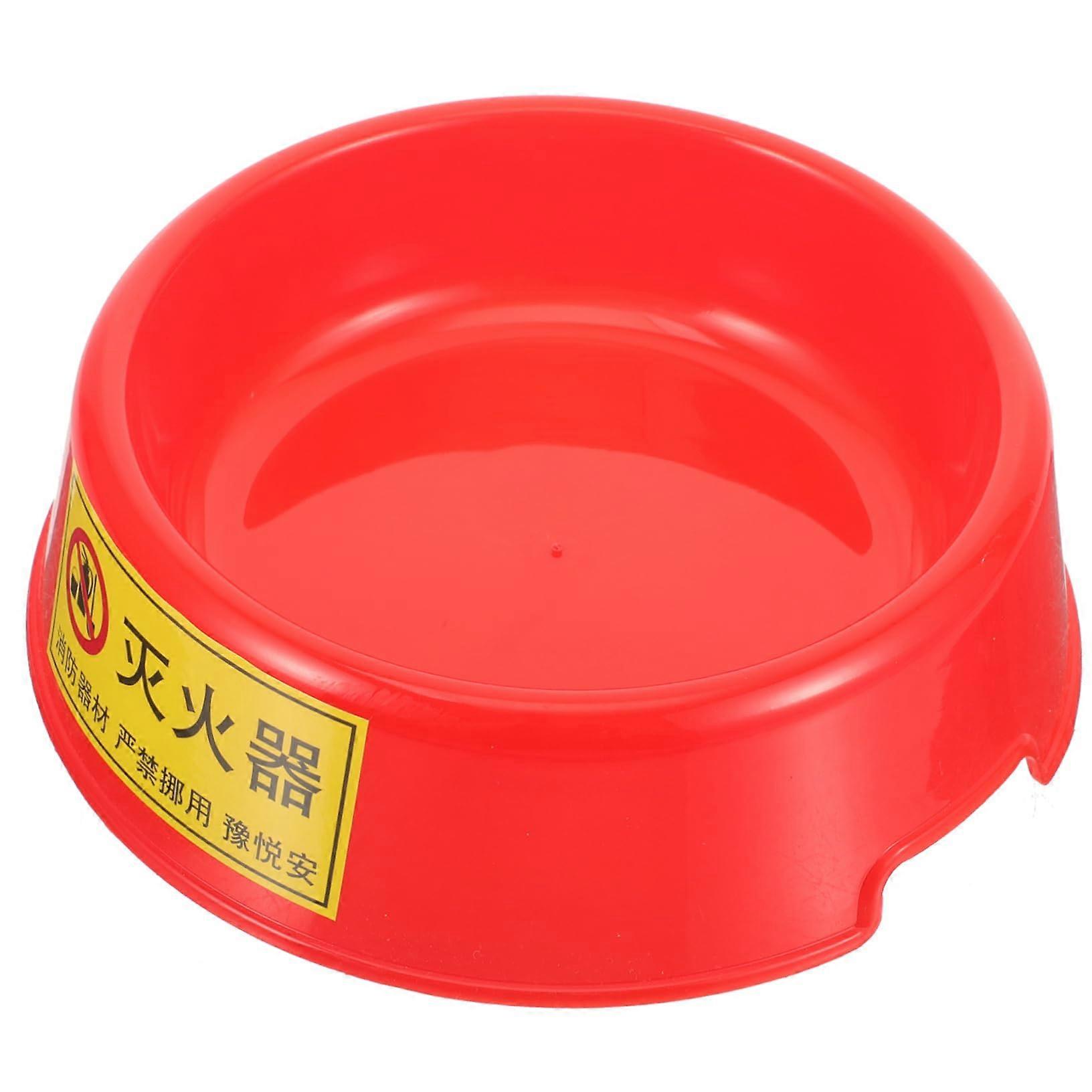 Fire Extinguisher Floor Stand with Stable Upright Support, Durable Plastic Base for Quick Installation