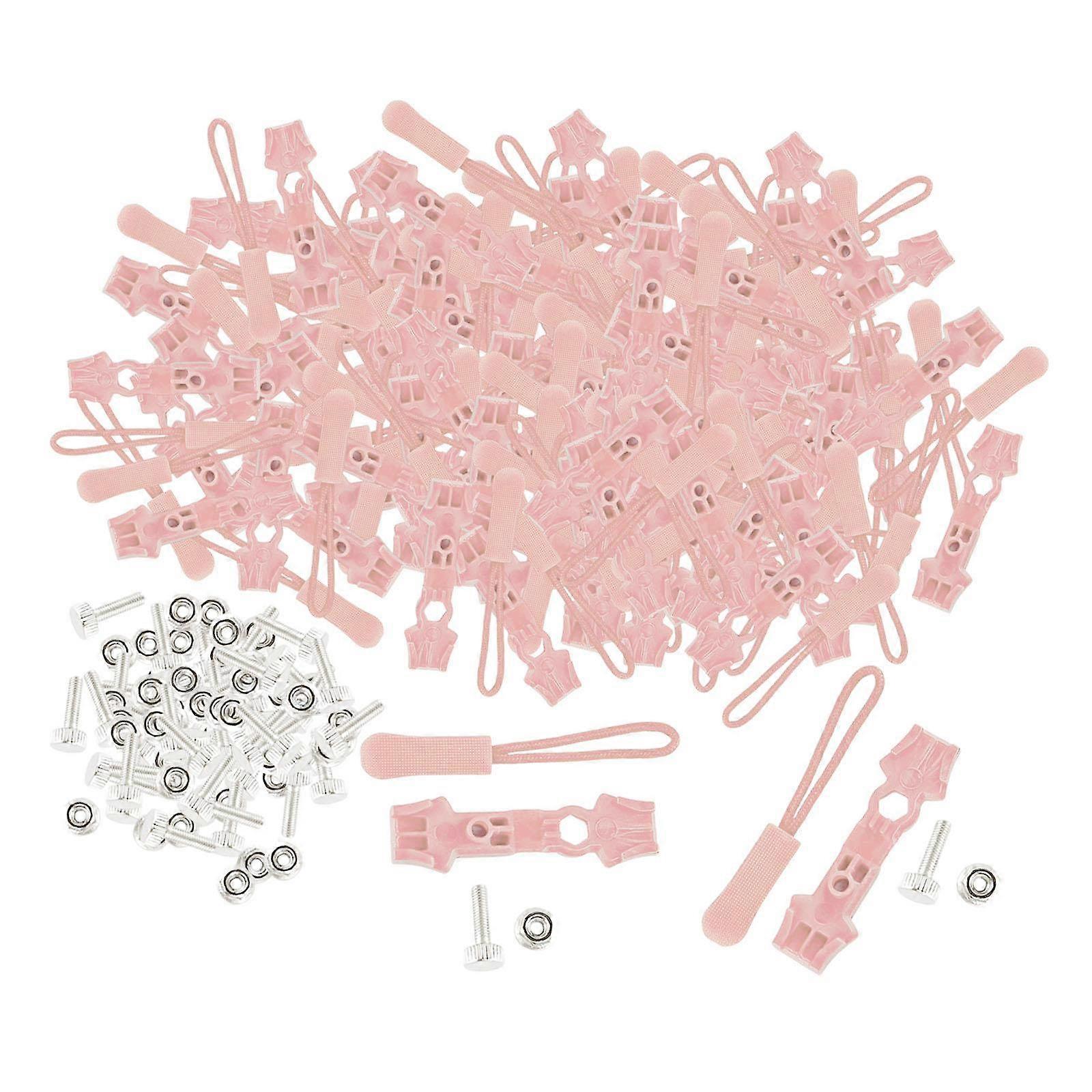 200Pcs Zipper Repair Kit Pulls Zip Heads Quick Install Detachable Replacement