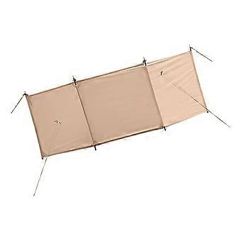 Pantalla De Viento Porttil Rectngulo 250cmx70cm Caqui
