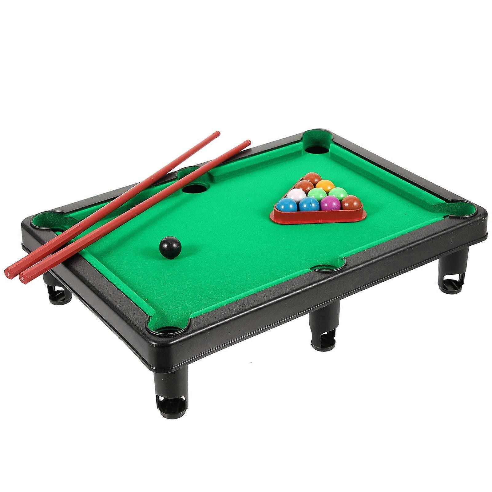 Mini Table Billiards Game Toy for Kids 1Set Plastic Interactive Pool Table