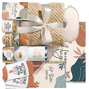 Quality Women Comfort Package Ideal Mother Day Present Includes Relaxing Items For Stress Relief  White