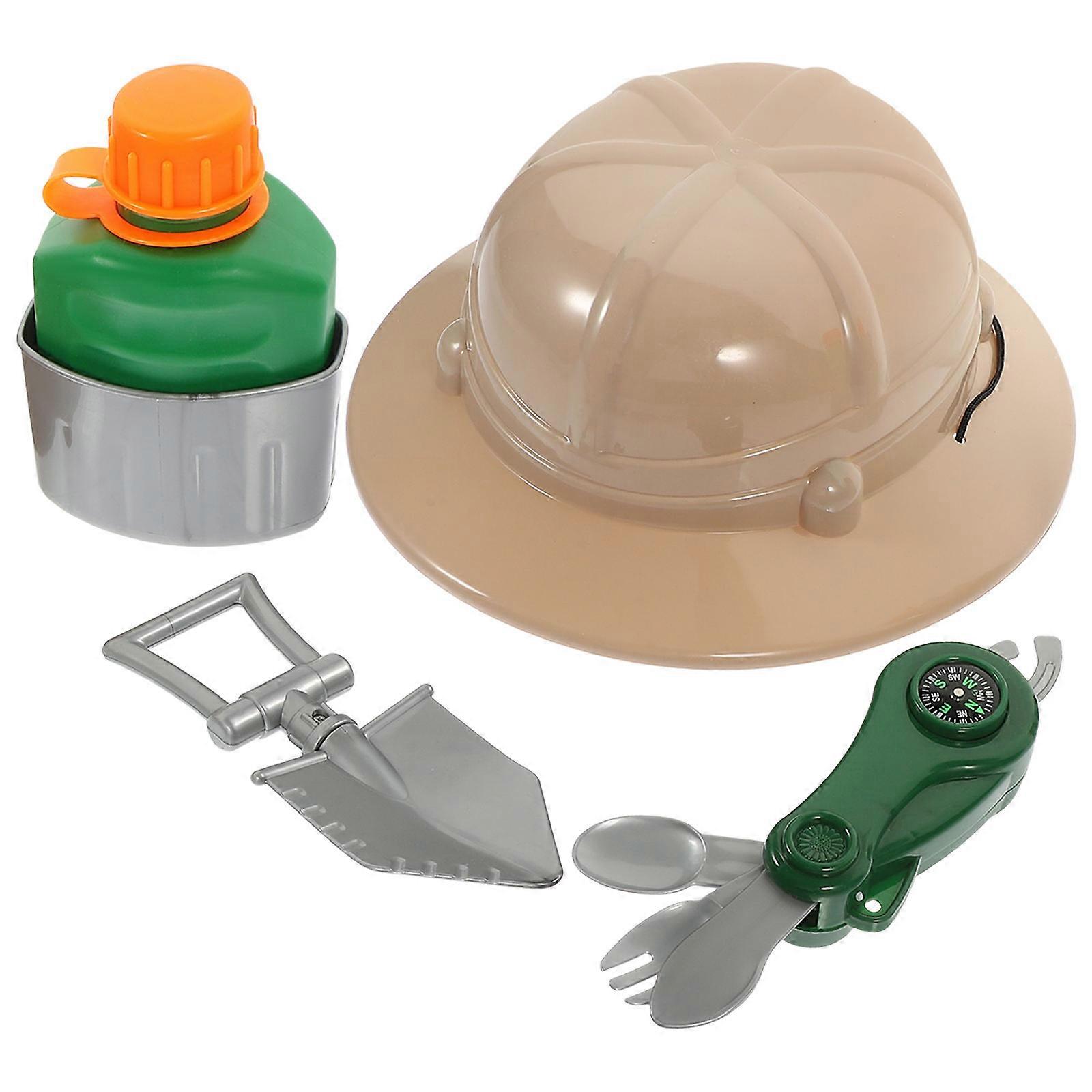 Explorers Hat Role Play Tool Set for Kids Simulation Performance 1Set