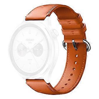 Cinturino in vera pelle bovina da 22 mm compatibile con Xiaomi Watch S4 / Huawei Watch GT 6 46 mm / Samsung Galaxy Watch3 45 mm