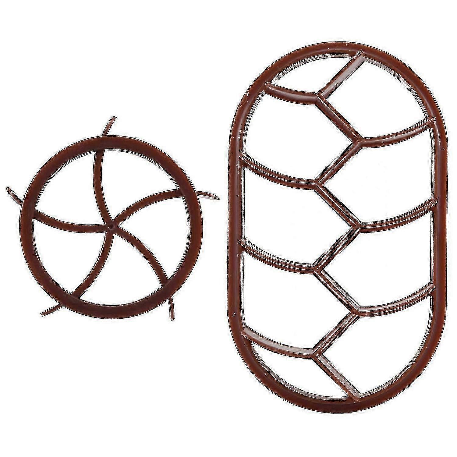 Dough Press Mold Set 2 Shapes Plastic Bread Baking Mold