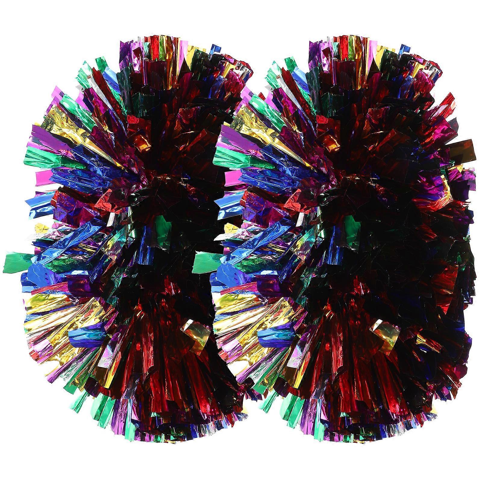 Cheering Pompom Handheld Props for Performance 6Pcs Gymnastics Cheer
