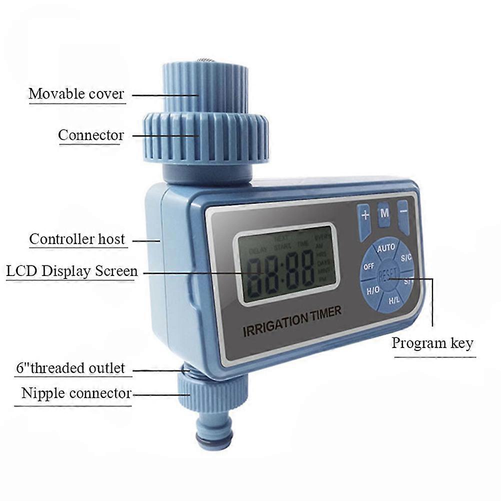 Irrigation Timer 1Pcs LCD Garden Water Controller for Automatic Watering Use