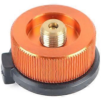 1-częściowy adapter do kuchenki turystycznej, adapter do propanu, zawór Lindal, adapter do butli z butlą, konwerter do butli z gazem, pomarańczowy [MI]