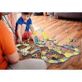 Exciting Kids Race Track Toy Set with Construction Trucks - Perfect Gift for Young Builders & Future Engineers!