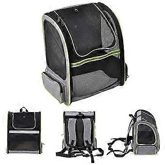 Pet Mesh Tuch Tragetasche Handfrei Hund Katze Outdoor Travel Packsack (grau)