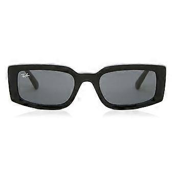 Ray-Ban RB4395 Kiliane 667787 Full Rim Black Unisex Rectangle Sunglasses UV3 Original