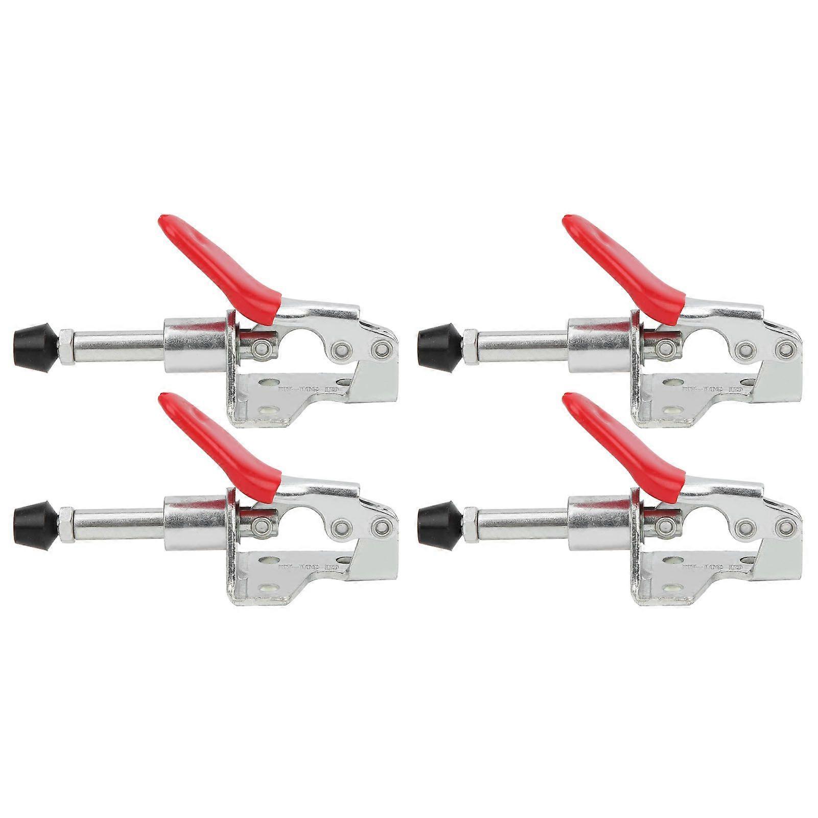 4Pcs Toggle Clamp Fixed Lock Load 45kg PushPull Quick Release Hand Tool GH301AM