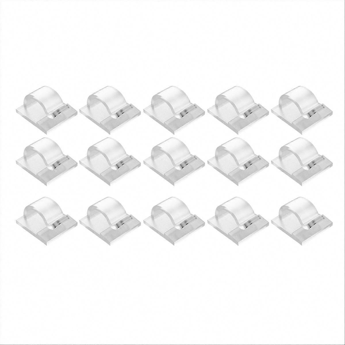 Hooks for Outdoor String Lights Clips 15 Pack Clear Light Hook with 15 Waterproof Adhesive Backing
