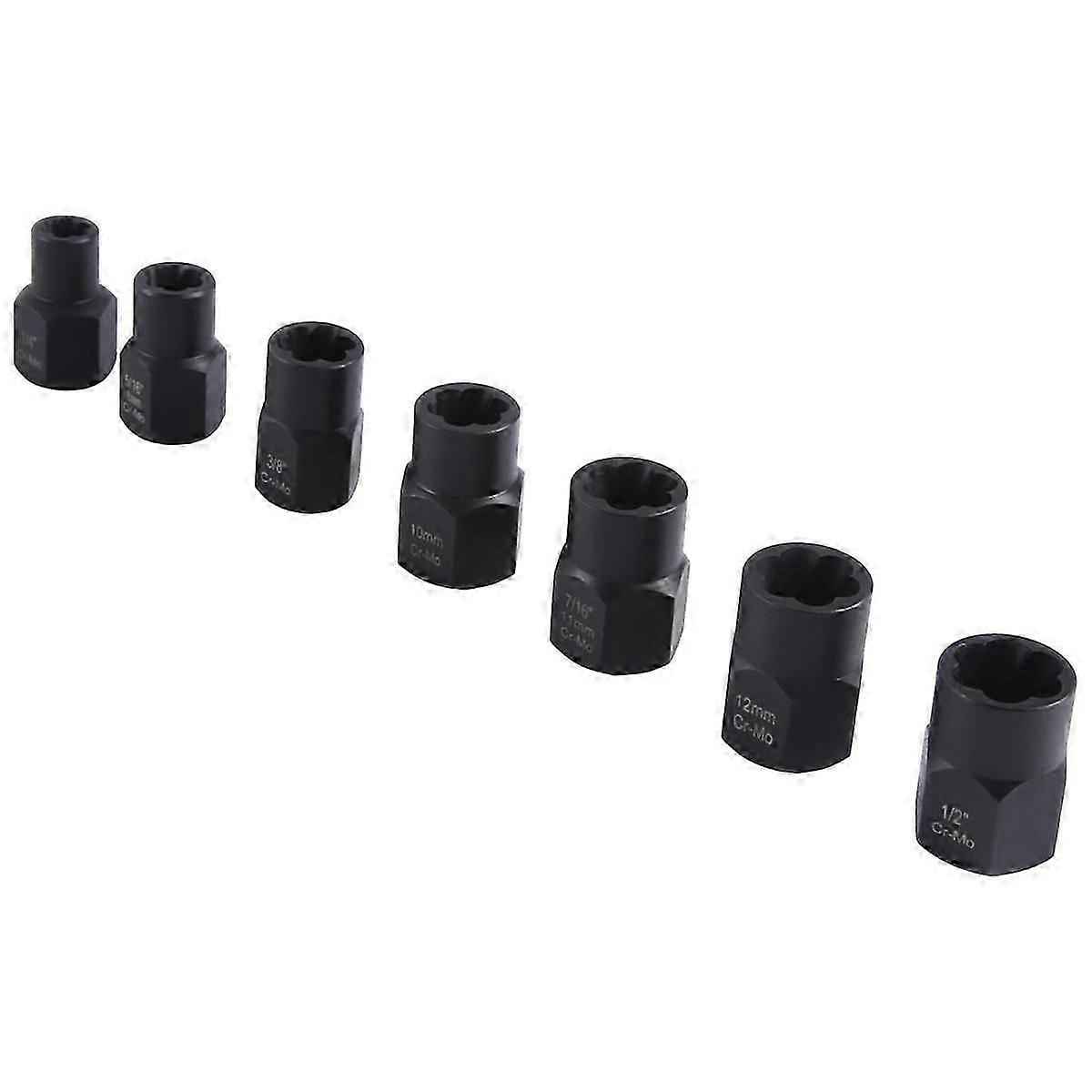 13-piece Impact Bolt Nut Remover Set, Nut Extractor Socket, Bolt Remover Tool Set