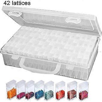 42/84 Grid Transparent Box Diy Handmade Beaded Diamond Painting Box