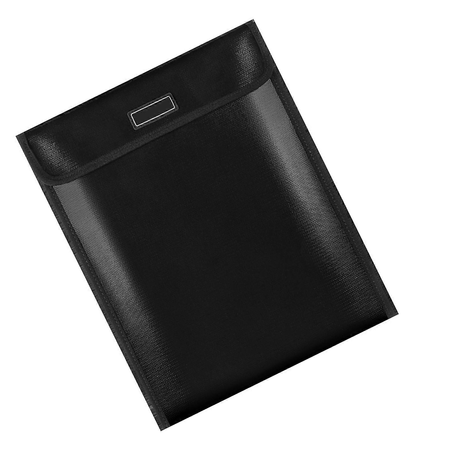 1Pc Fireproof File Bag Waterproof Bag Durable File Pouch Security Document Bag