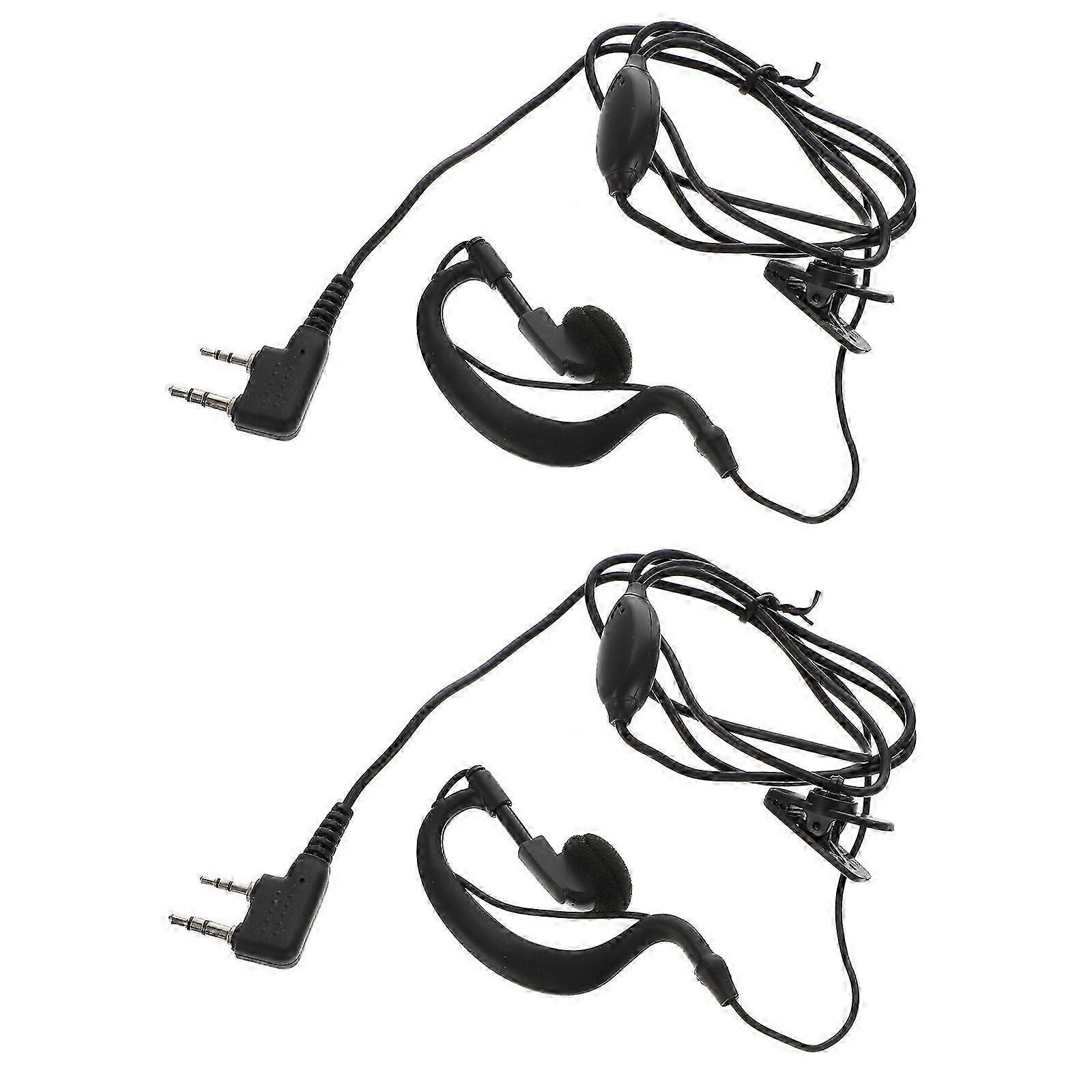 Headset for Outdoor with 2Pcs Intercom Earbuds Earpiece