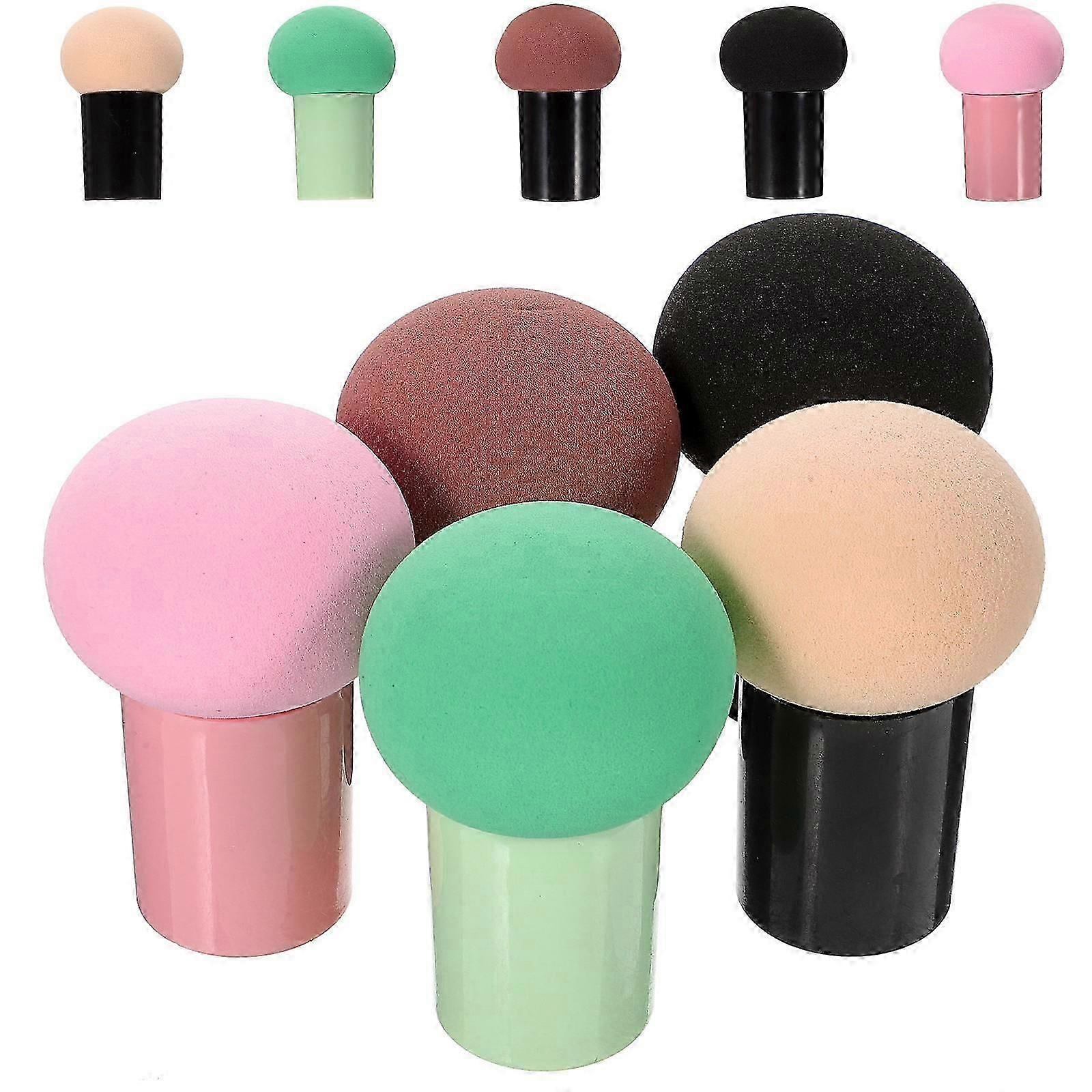 Makeup Sponge Puff Mushroom Type for Face Powder Application 10Pcs