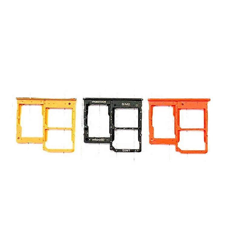 Sim Tray For Samsung A40 405F in black