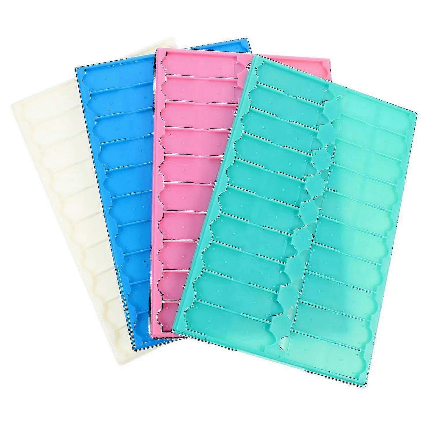 Microscope Slide Tray Plastic 20 Capacity Storage Organizer Stackable 4 Pack