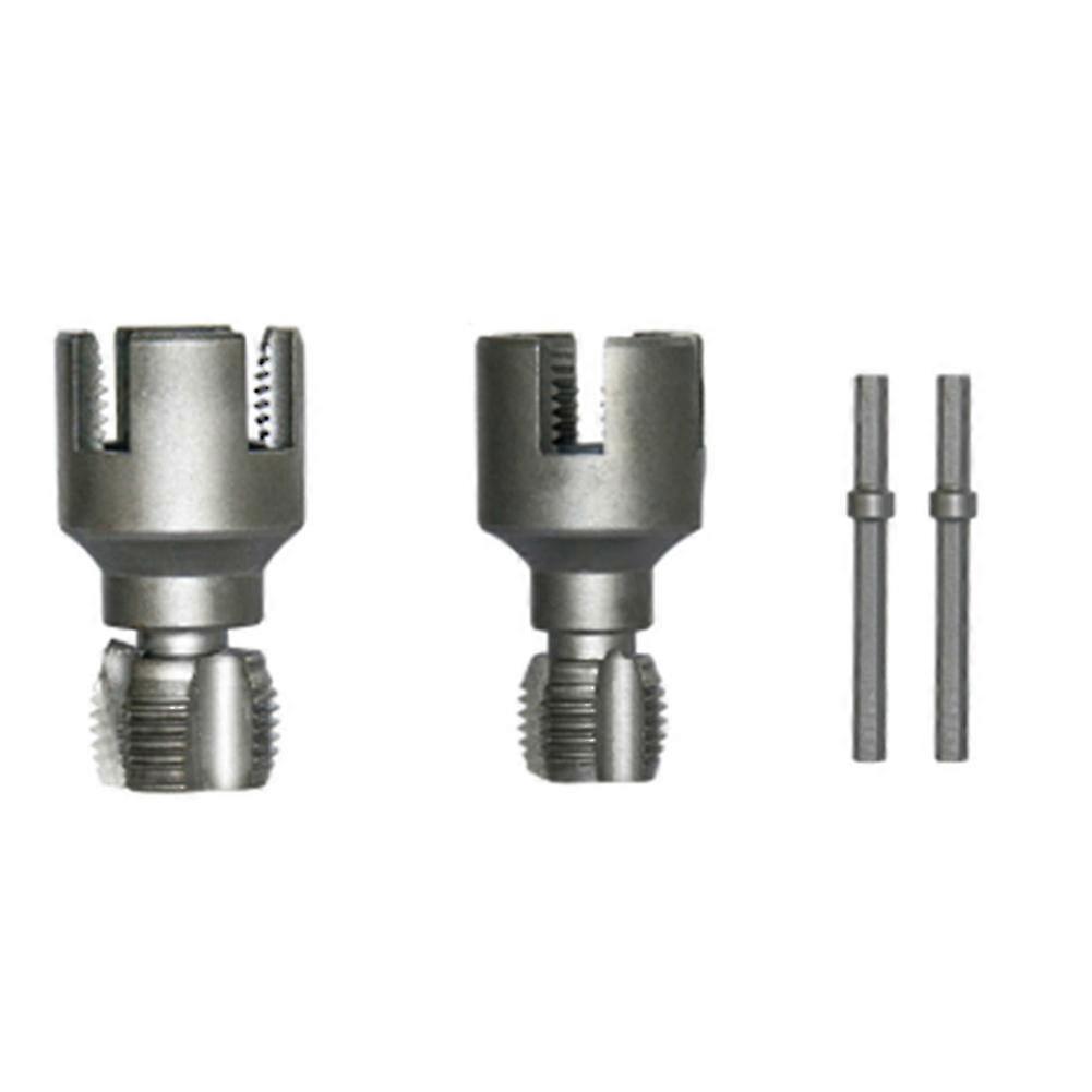 Integrated Internal External Pipe Threading Tool,Pipe Thread Cutting Tool compatible with Plastic PPR Pipe Tap Die Set (1/2in+3/4in)