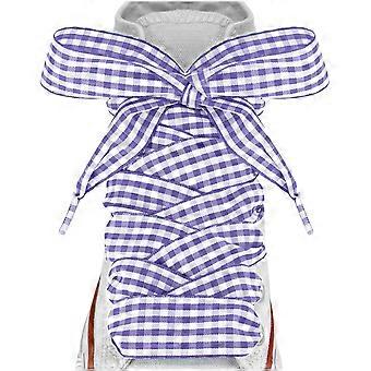 1'' Wide Gingham Ribbon Shoe Laces for women sneakers, Flat Checkered Plaid Fun Satin Shoelaces Replacement Strings