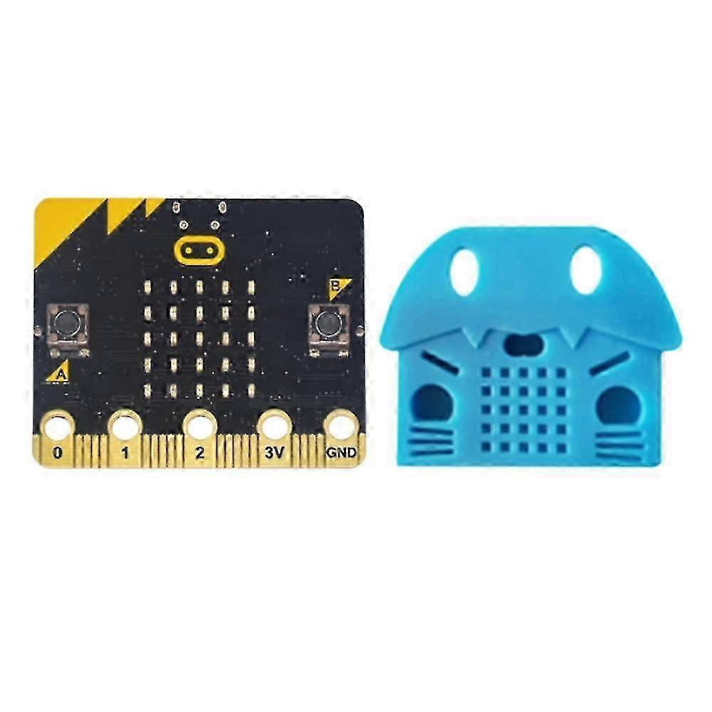 Bbc Go Kit Bbc With Protective Case Programmable Learning Development Board compatible with Diy Projects Blue