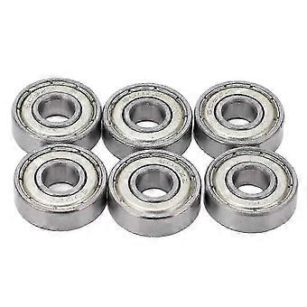8PCS 608 Roulements De Patins À Roulettes Vitesse En Douceur Faible Frottement Roulements Planche De Skate Roulements À Rouleaux En Acier Au Carbone