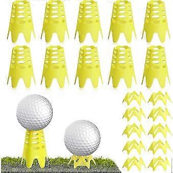 20pcs Golf Simulator Tees, Plastic Golf Tees Simulator compatible with Outdoor Indoor Golf Practice Training, Home Training Golf Mat Tees
