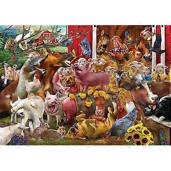 Animal Farm Barnyard and Kids Stress Reliever Jigsaw Puzzle XI-0072