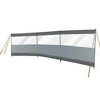 Bo-Camp Windscherm met raam Season 500x140 cm grijs en antraciet