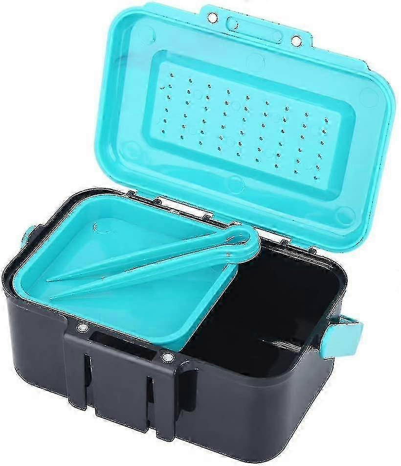 Lightweight 2-Section Fishing Bait Box